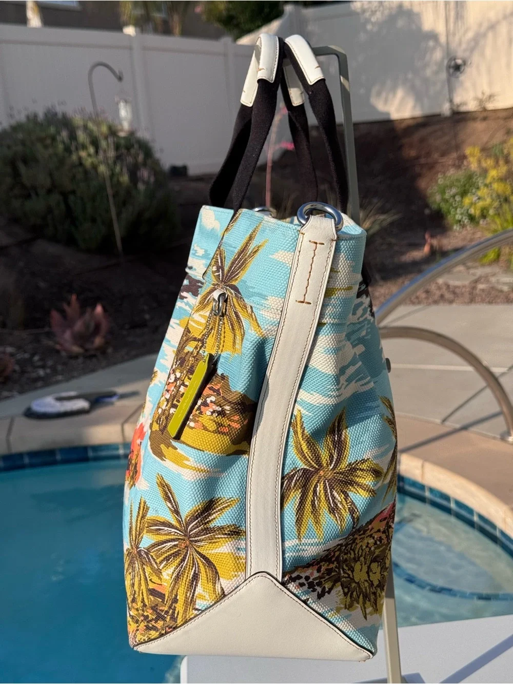 Coach Tote 38 Hawaii Print and Marc Jacobs web strap